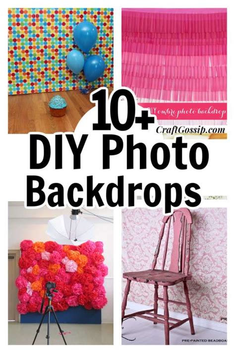 8 DIY Photo Backdrop Ideas – Craft Gossip