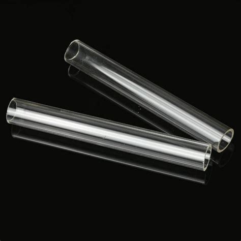 6mm-45mm Diameter Clear Acrylic Plastic Tube Pipe 100/200/300mm Length ...