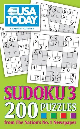 Free Download: USA TODAY Sudoku 3: 200 Puzzles (Volume 20) (USA Today ...