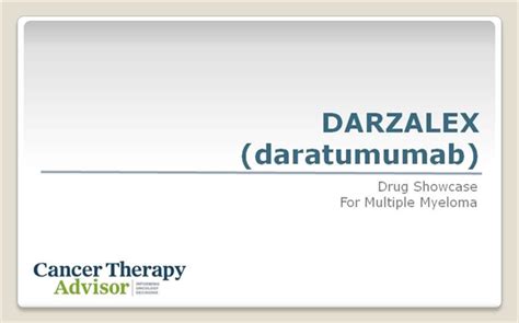 DARZALEX (daratumumab) for Multiple Myeloma