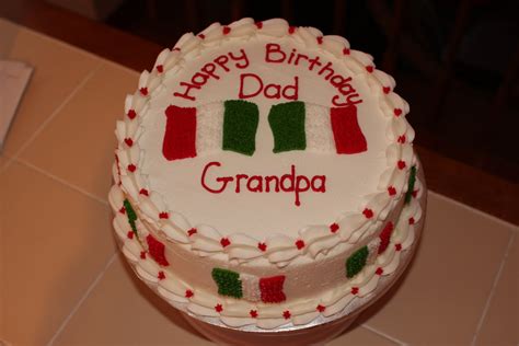 The Buttercream Bakery: Italian Flag Birthday Cake