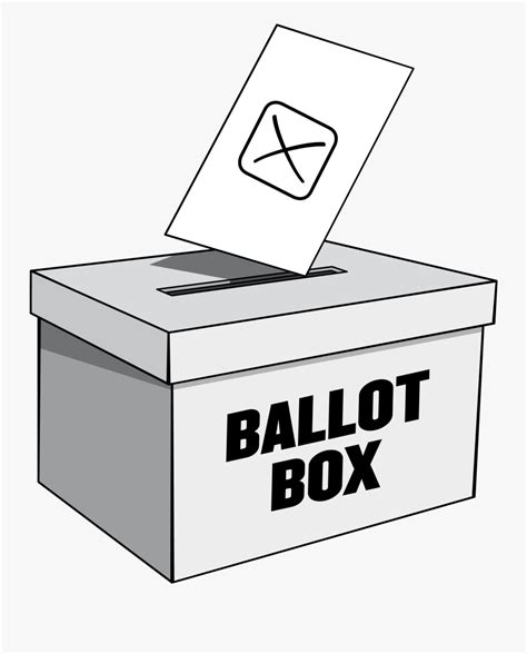 Ballot Box Transparent Background , Free Transparent Clipart - ClipartKey