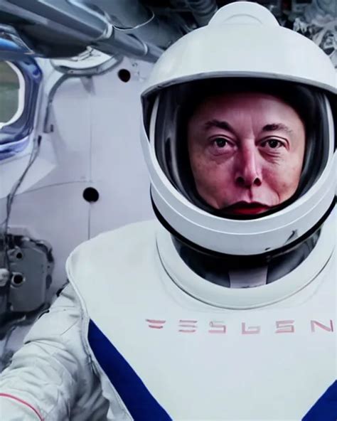 elon musk, wearing a space suit and helmet, drives his | Stable Diffusion | OpenArt