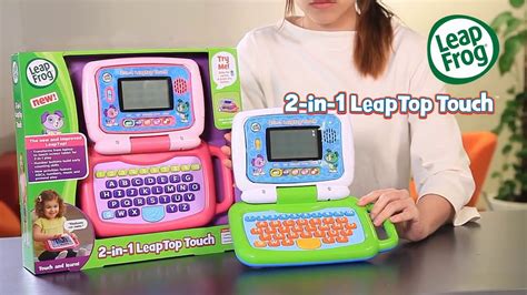 LeapFrog 2 in 1 LeapTop Touch Available At JR Toys company - YouTube