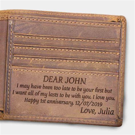 Custom Engraved Wallet - Engrave The Love