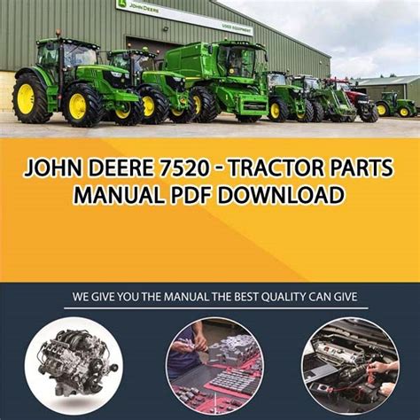 John Deere 7520 - Tractor Parts Manual Pdf Download - Service manual Repair manual PDF Download