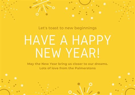 Happy New Year Greetings 2022, Best Card Design With Text Messages - FancyOdds