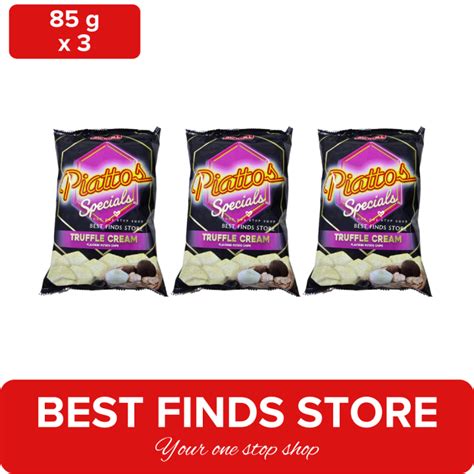 Piattos Specials Truffle Cream Potato Chips 85g - Pack of 3 | Lazada PH