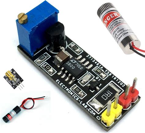 Adjustable constant current laser diode/LED driver - BuildCircuit.COM