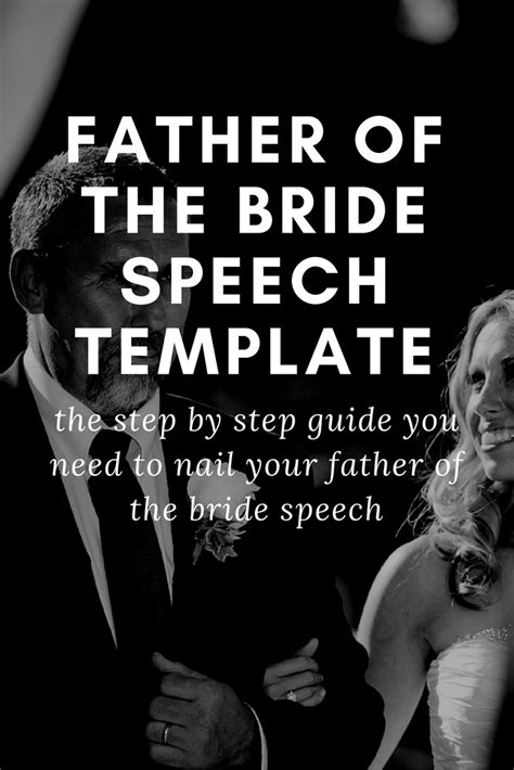 FATHER OF THE BRIDE SPEECH TEMPLATE | Wedding Speeches and Toasts | TopWeddingSites.com