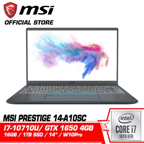 MSI Prestige 14 A10SC Price in Malaysia & Specs - RM6999 | TechNave