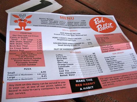 Red Rabbit Duncannon PA Menu | retroroadmap.com/2010/05/21/t… | Flickr