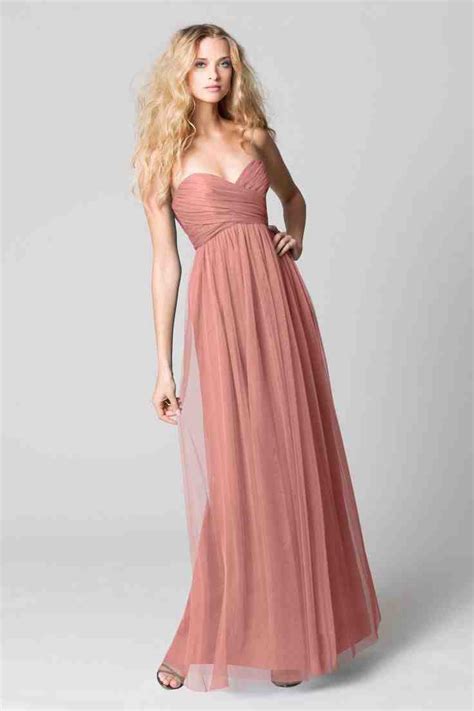Dusty Rose Pink Bridesmaid Dresses - Wedding and Bridal Inspiration