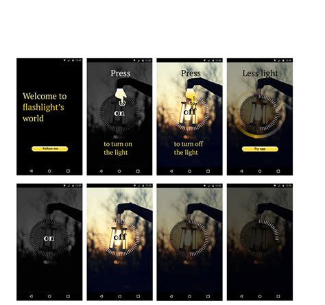 Flashlight Mobile App on Behance