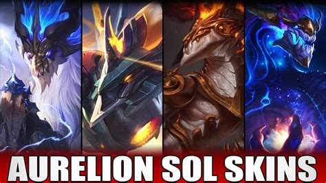 AURELION SOL SKINS 2022 | All Aurelion Sol Skins Including Storm Dragon ...