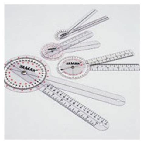 Anatomy Supply Goniometer ROM Jamar E-Z Read 6" 0-180 Degree Range Ea — Grayline Medical