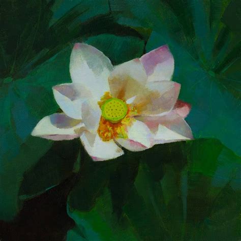 White Lotus Painting | Lotus art, Lotus painting, Painting