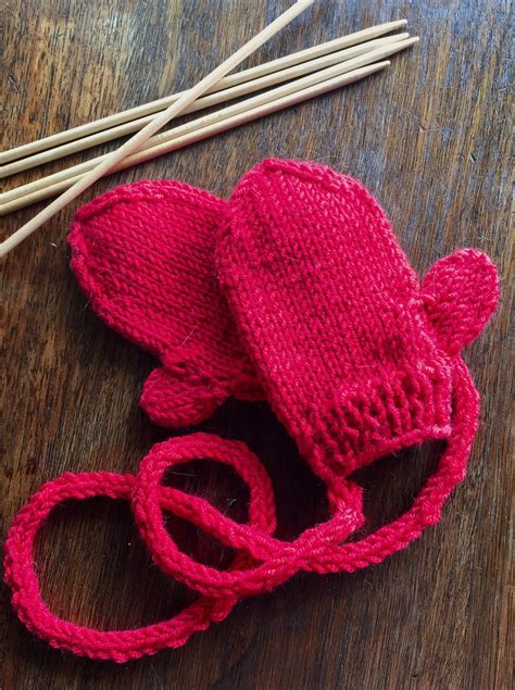 Cashmere Baby Mittens on a String | Etsy