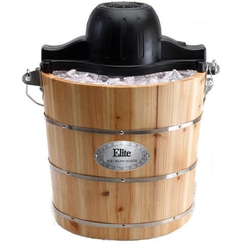 Elite Gourmet 4-Quart Electric Ice Cream Maker at Lowes.com