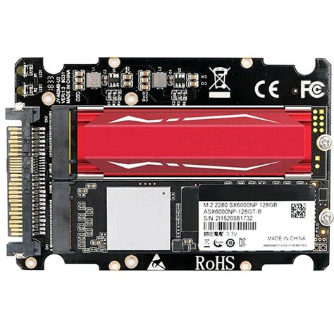 2 in1 M.2 NVMe SATA-Bus NGFF SSD zu PCI-e U.2 SFF-8639 Adapter PCIe M2 Konverter | eBay