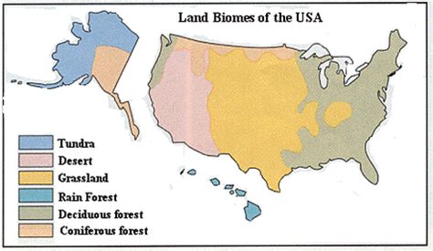 Land Biomes of the United States - Science News