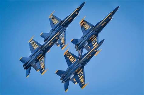 four blue u.s. army fighter planes free image | Peakpx