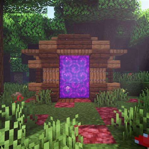 As requested, here’s a nether portal design! This one has a fantasy ...