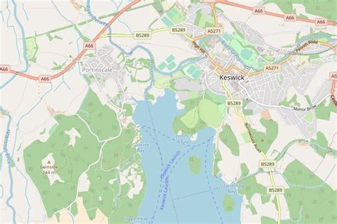 Keswick Map - Tourist Map Of Keswick, English Lake District - Visit North West