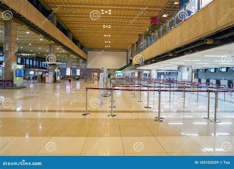 Gimpo International Airport Editorial Stock Image - Image of desk, korean: 105102039