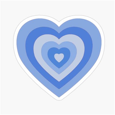 y2k Blue Heart Sticker by artbylamia1 in 2022 | Preppy stickers, Vinyl stickers laptop, Poster ...