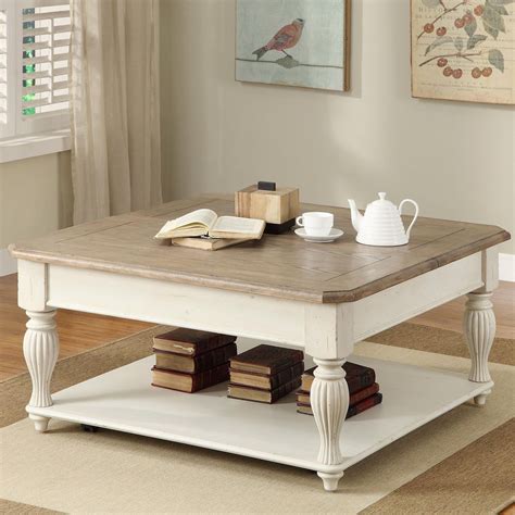 Riverside Coventry Two Tone Lift-Top Square Cocktail Table | Riverside furniture, Coffee table ...