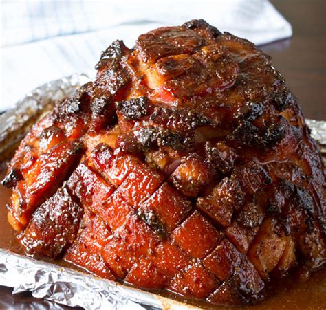 Baked Ham With Brandy Brown Sugar Glaze | Food And Everything Else Too