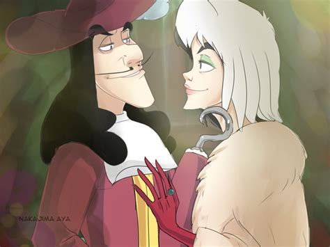 cruella and hook - disney crossover Fan Art (20311461) - Fanpop