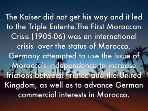 👍 The first moroccan crisis. Second Moroccan Crisis. 2019-02-03