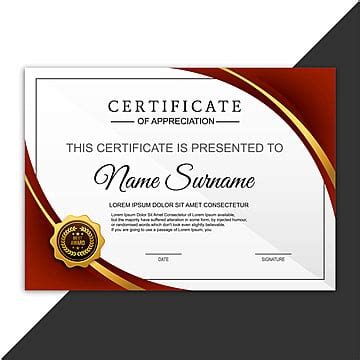 Award Certificate PNG Transparent Images Free Download | Vector Files ...