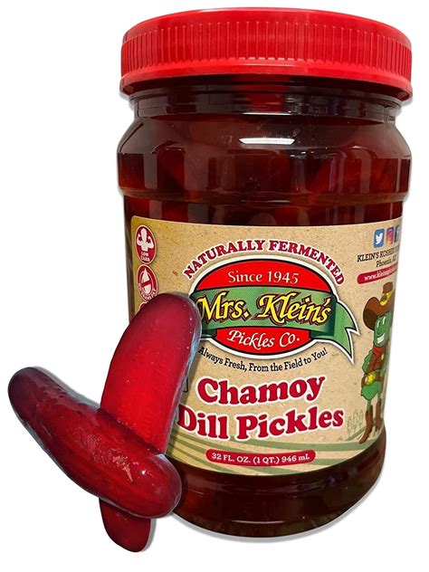 Buy Chamoy Pickles • 32 Oz • Sweet, Salty, Sour, and Spicy all rolled in to one Kosher Dill ...