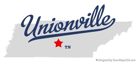 Map of Unionville, TN, Tennessee