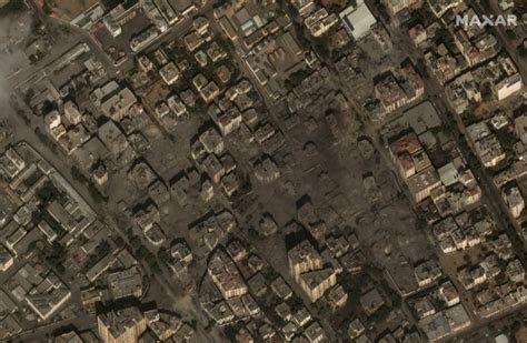 Satellite images show Gaza devastation after Israeli retaliates against ...