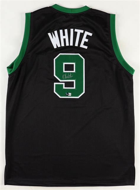 Derrick White Autographed Boston Celtics Basketball Custom Black Jersey ...