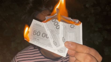 Burn Money GIF - Burn Money - Discover & Share GIFs