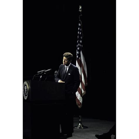 John F Kennedy giving a speech Photo Print - Walmart.com - Walmart.com