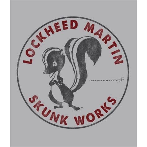 T-shirt: Mens Lockheed Skunk Works Logo - Planewear