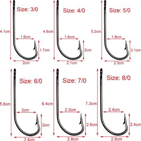 Fishing Hook Actual Size Chart Printable