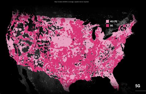 T-Mobile Unveils 5G Coverage Map, Sprint Merger Status Update - Mobile Internet Resource Center