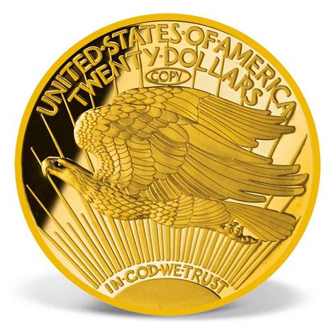 1933 Giant Gold Double Eagle Proof Replica | Gold-Layered | Gold | American Mint