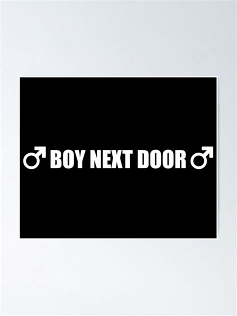 "Gachi Boy Next Door Meme Design" Poster for Sale by epicmemeshirts1 ...