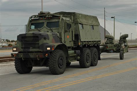 Marine Corps AMK23 Cargo Truck with M777A2 Howitzer | Flickr