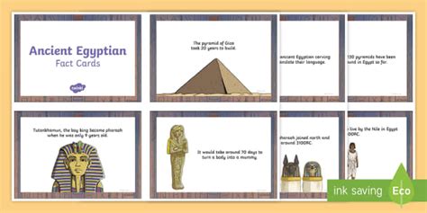 Ancient Egyptians Facts KS2 Display Cards (teacher made)