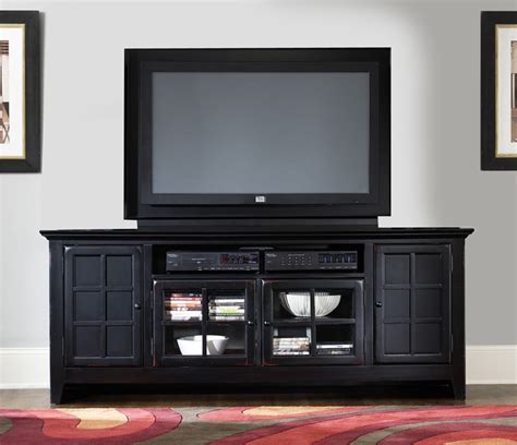 New Generation 75-Inch TV Stand in Rubbed Black Finish by Liberty ...