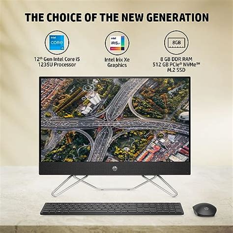 Buy HP AIO Desktop i5-1235U,8GB,512 SSD,24 FHD,Win 11 Office 21 ...